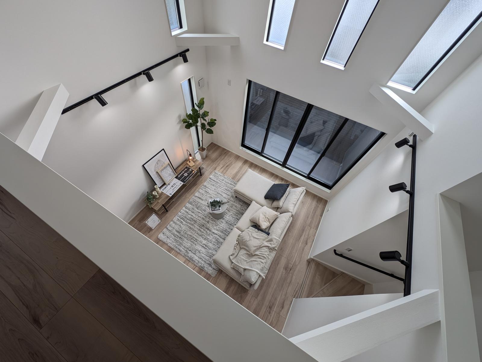 階段付きロフト